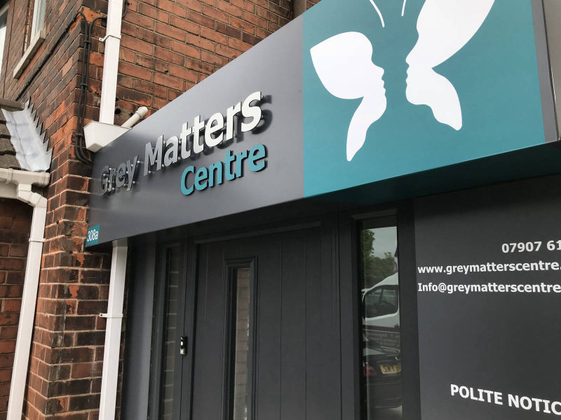 Grey Matters Shop Fascia