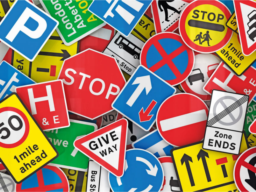 Department of Transport Signs