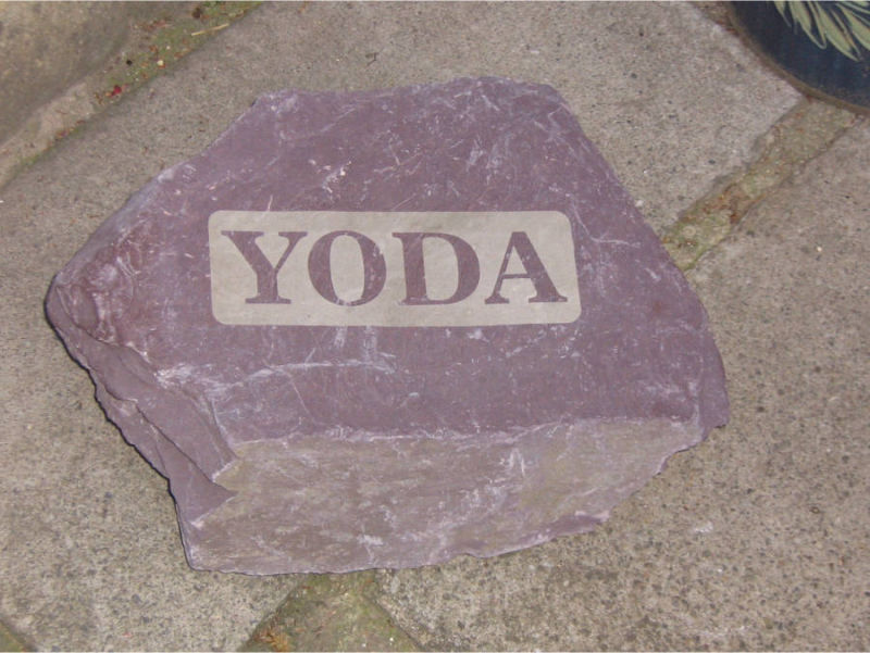 Stone engraving