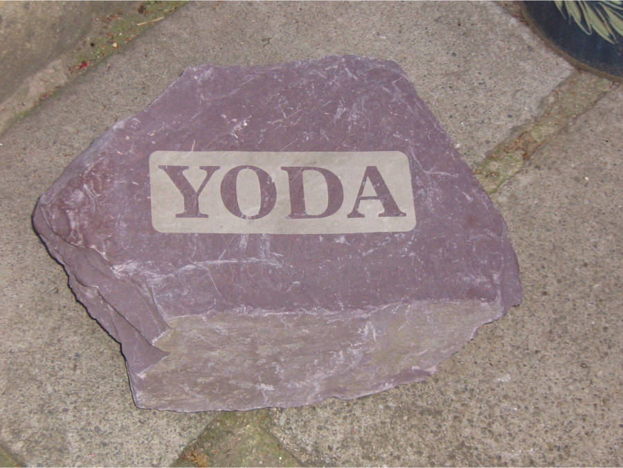 Stone engraving